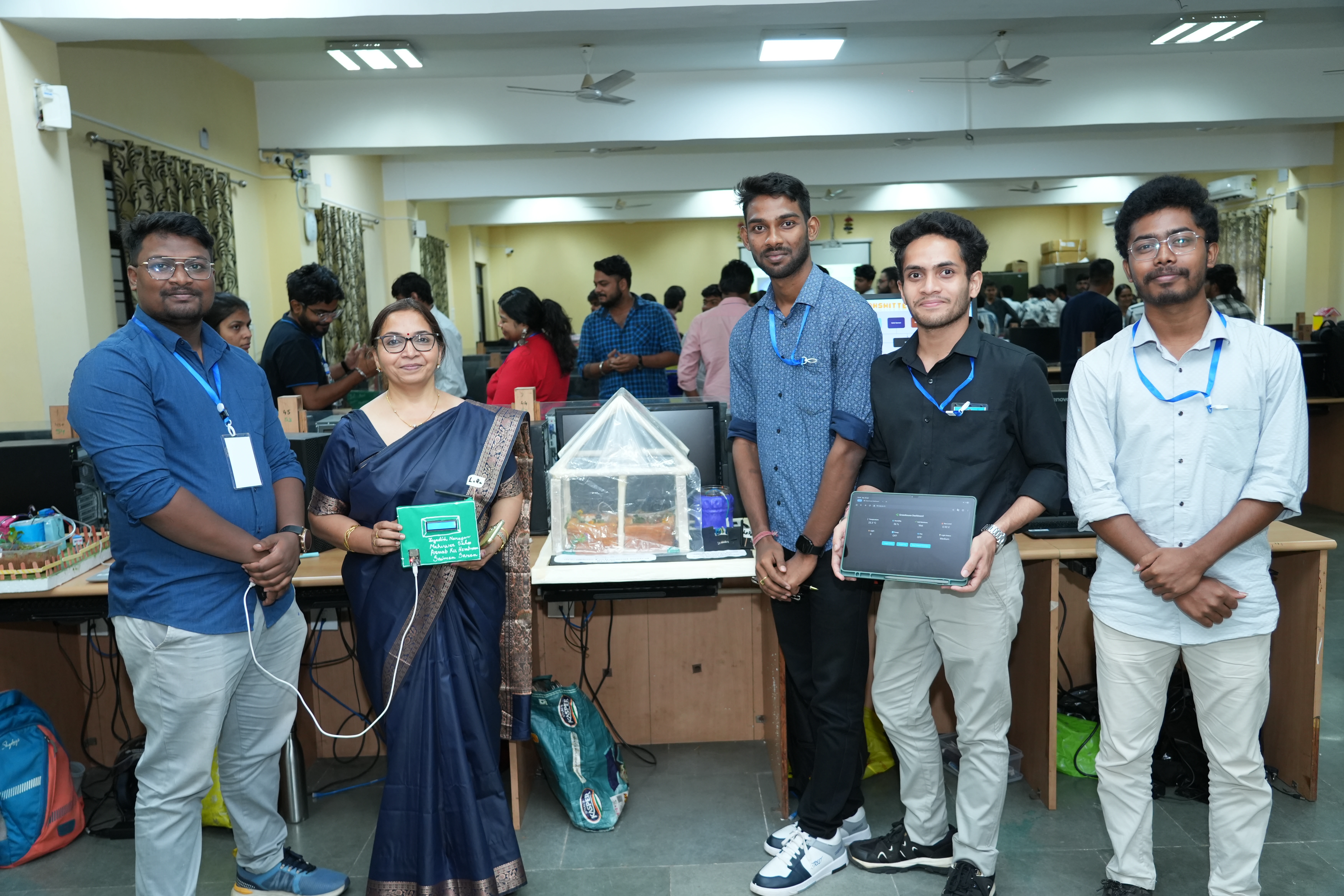 Working on ESP32 sensors during internship