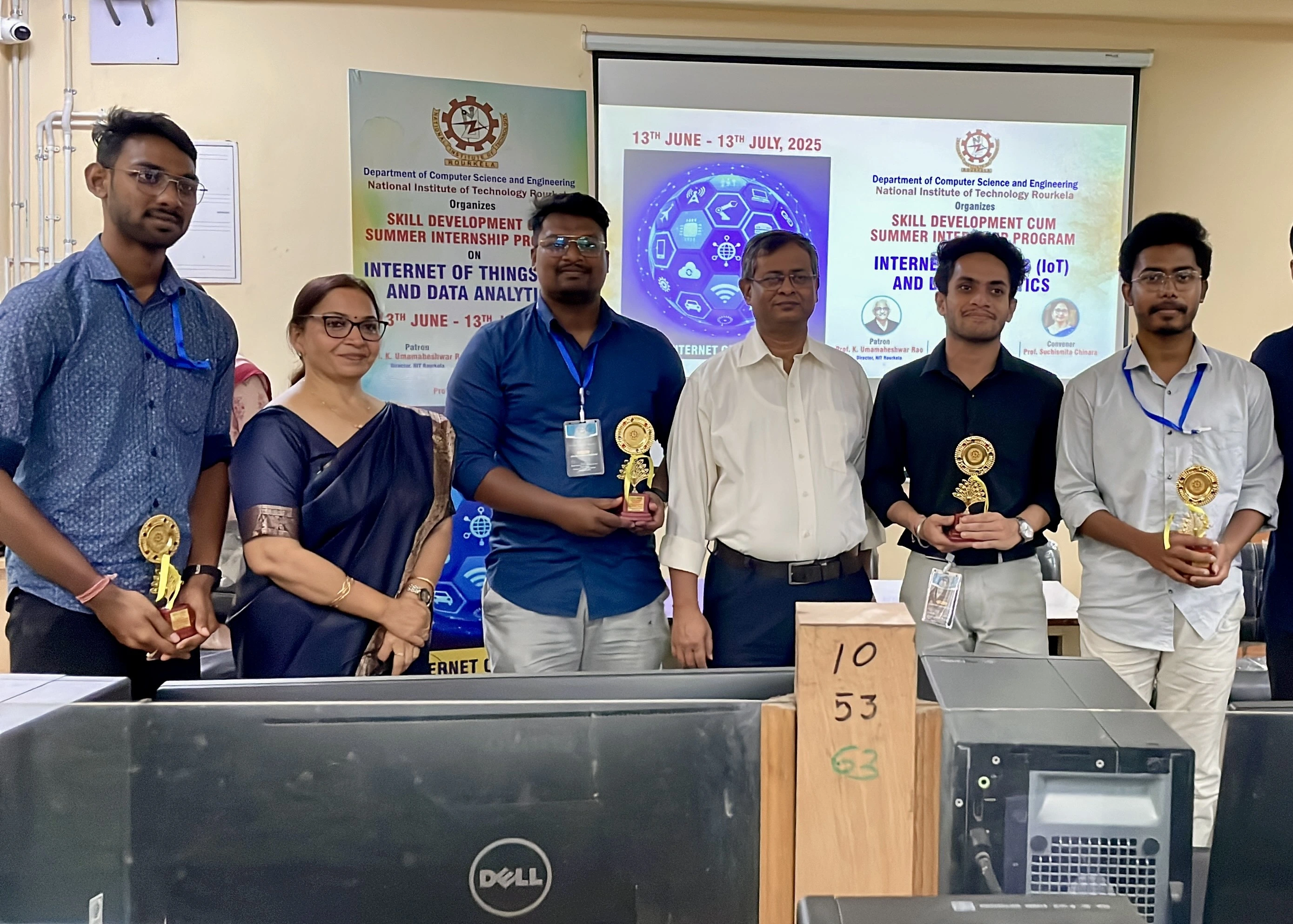 Internship team at NIT campus