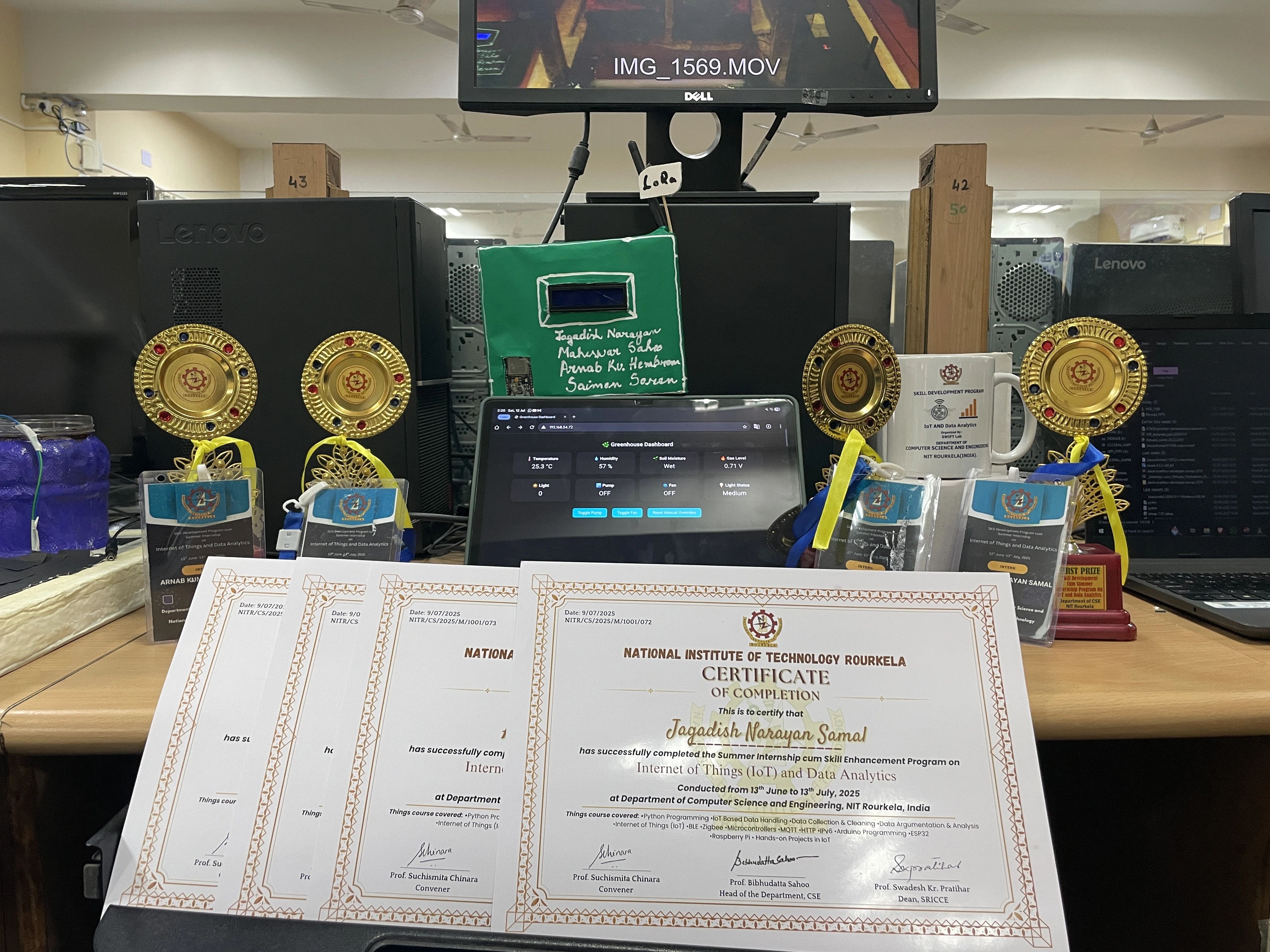 Testing smart parking prototype