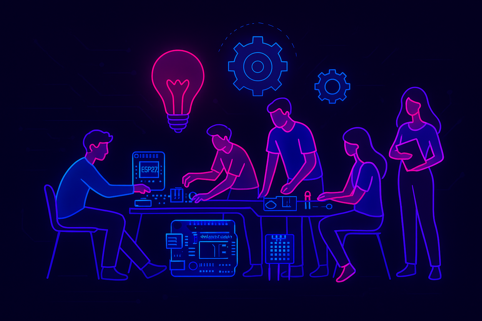 IoT Workshop Illustration